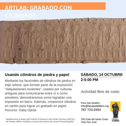 ARTLab Grabado con Cilindros - CulturalPR